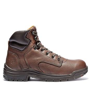 Timberland PRO TiTAN 6" Soft Toe - Hnede Pracovne Cizmy Panske, T0356SK